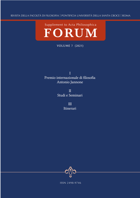 Forum. Supplement to Acta Philosophica
